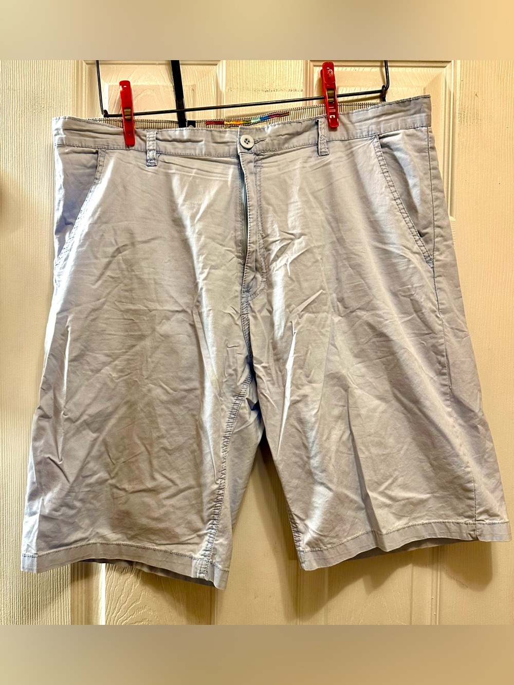 Men's Light Blue Casual Shorts